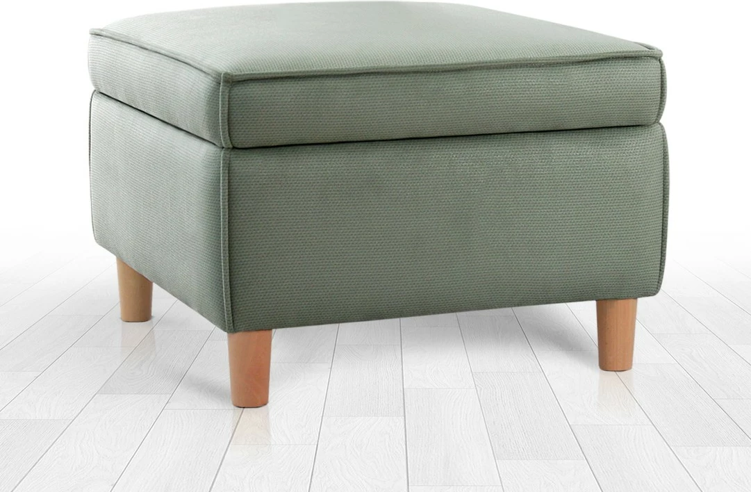 Puf Atelier del Sofa, ngjyrë e gjelbër, me hapësirë për ruajtje