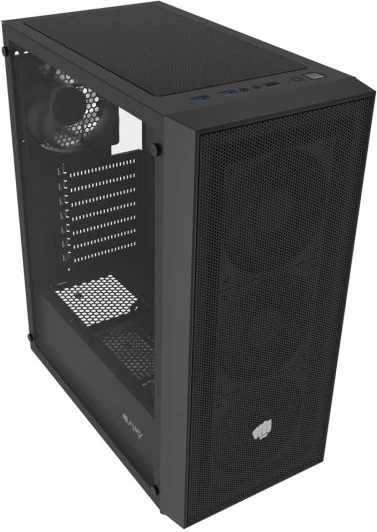 Kuti kompjuteri FURY SHOBO SH8F midi tower me dritare, e zezë