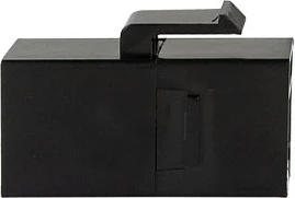 Keystone coupler LogiLink Cat.5e UTP, 2xRJ45, e zezë