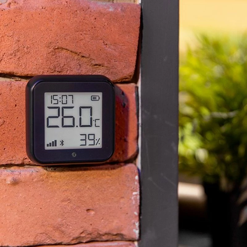 Sensor temperature dhe lagështie Shelly H&T Gen3, i bardhë