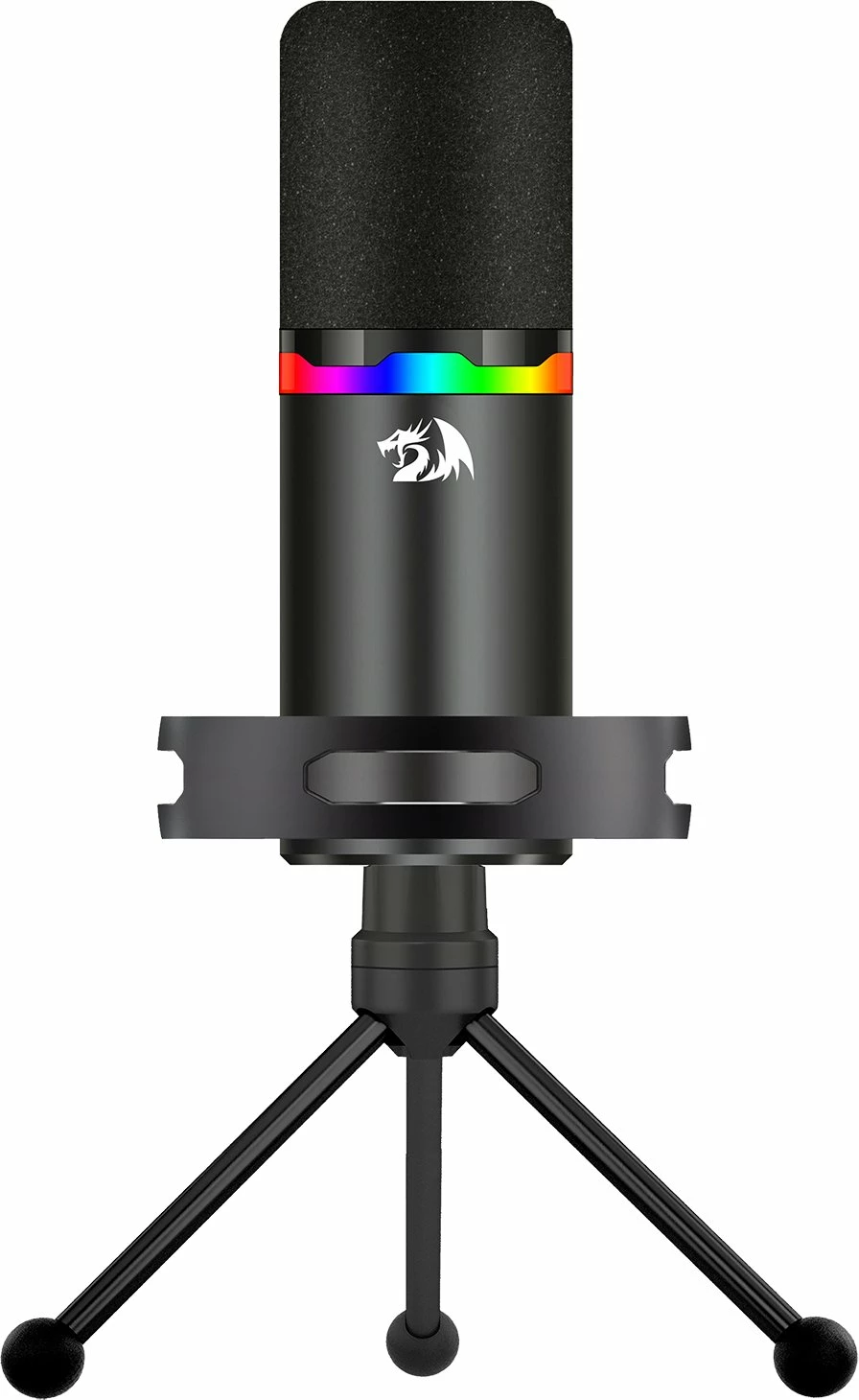 Mikrofon Redragon Solara GM307 dinamik USB/XLR me krah, RGB, i zi