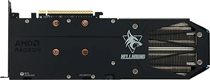 Kartelë grafike PowerColor RX 9060 XT Hellhound, 16 GB, GDDR6, e zezë