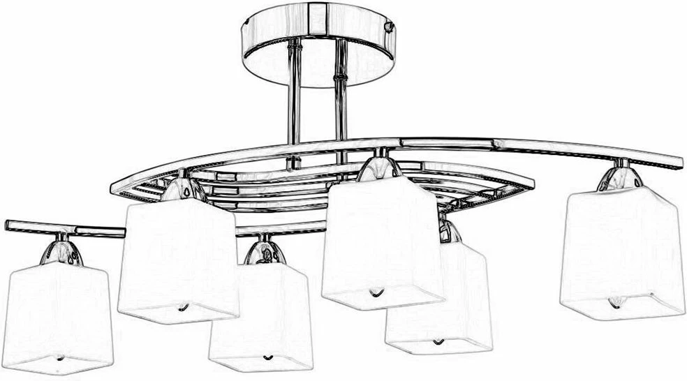 Llambadar Opviq, krom, AV-1374-6K