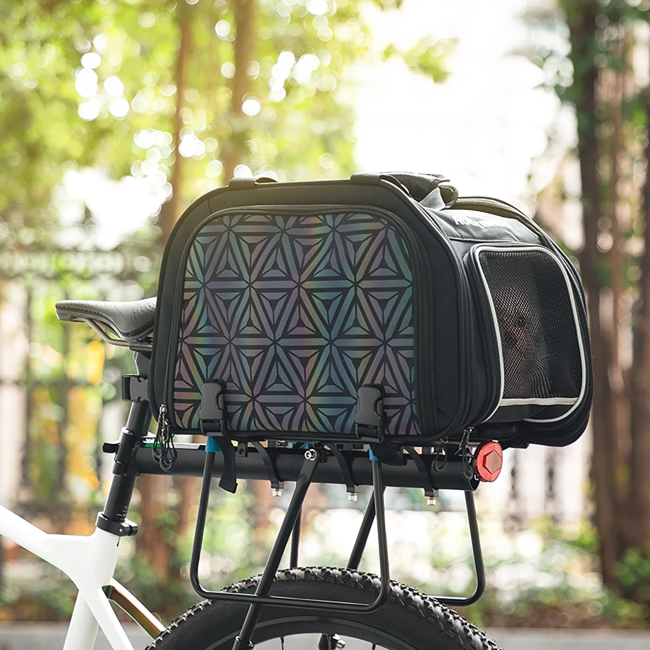 Çantë transporti për kafshë Rockbros 30140028001, 25L, e zezë