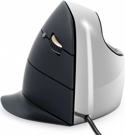 Maus vertikal Evoluent C, 5 butona, i zi, me kabllo