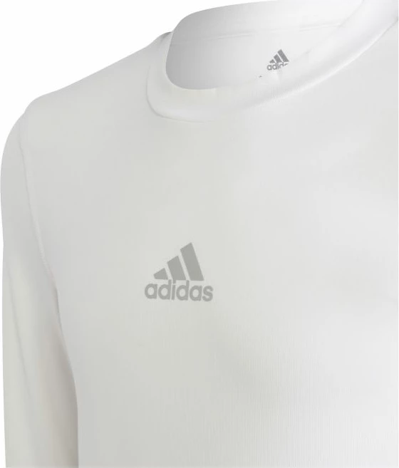 Maicë adidas Techfit për fëmijë, e bardhë