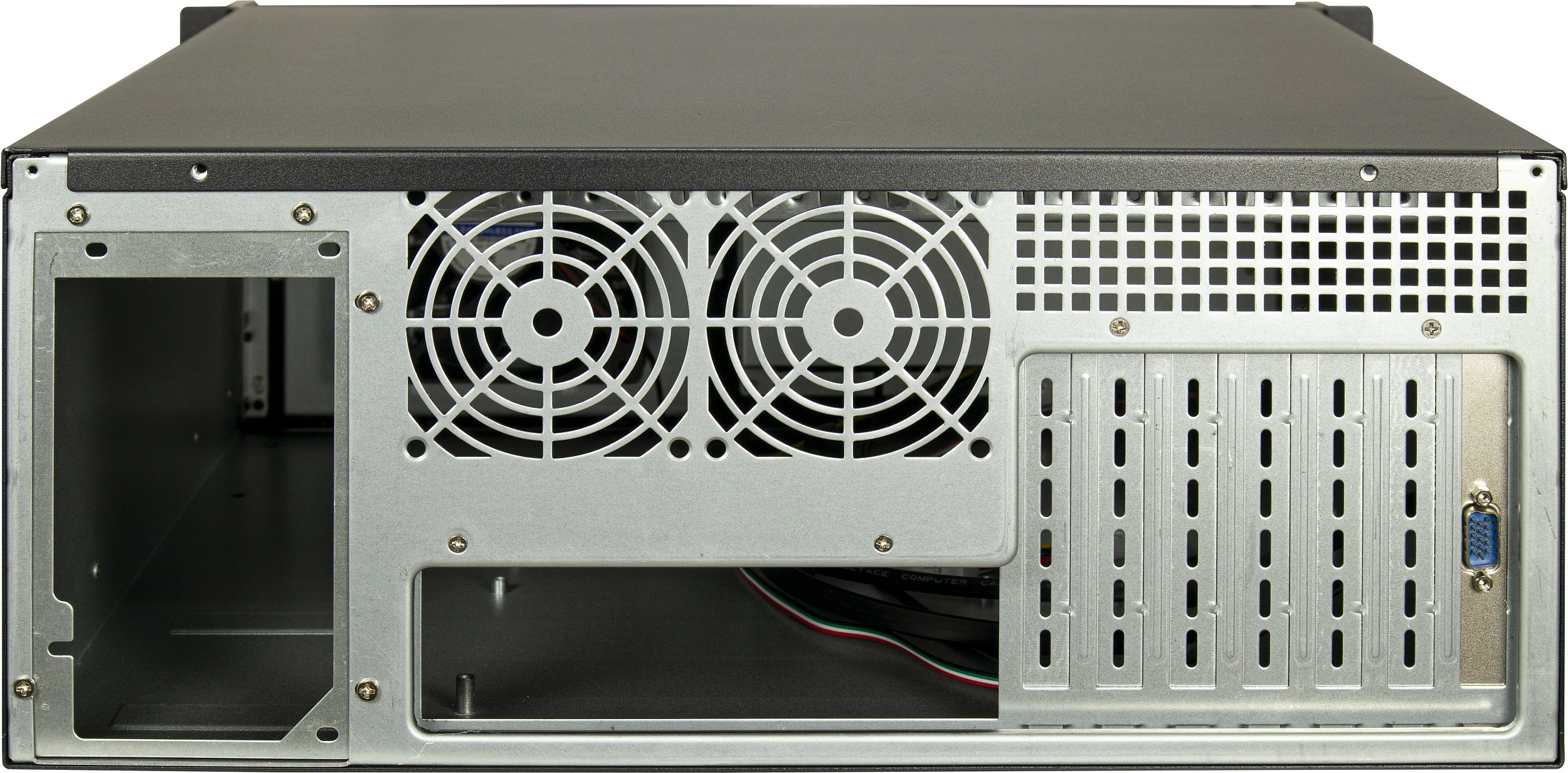 Kasë serveri Inter-Tech IPC 4U-4460TFT, 4U 19", ekran touch 8.9", e zezë