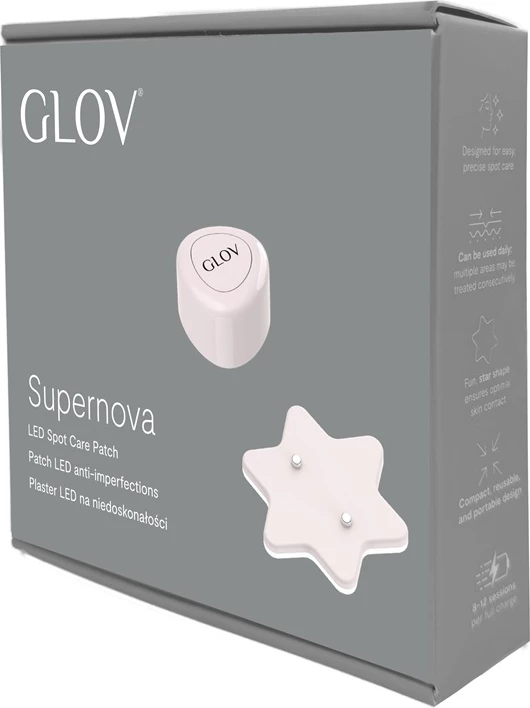 Pajisje për trajtim aknesh me LED Glov Supernova për femra