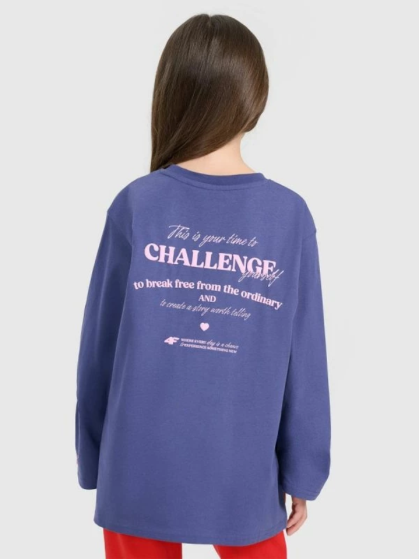 Maicë me mëngë të gjata oversized për vajza 4F