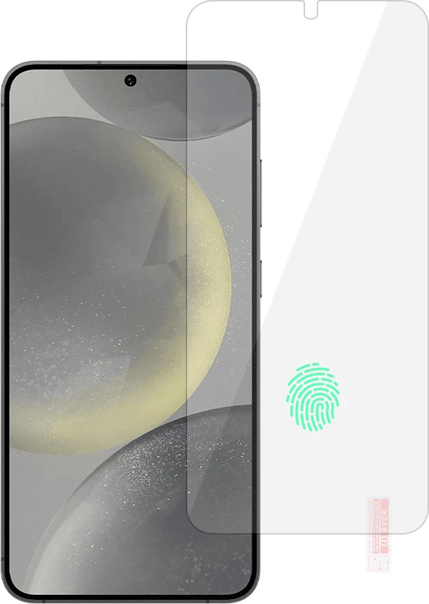 Xham i temperuar mbrojtës Premium 18804 për Samsung Galaxy S24 5G, 9H, fingerprint works, transparent, set (xham + pecetë e lagësht + pecetë e thatë)