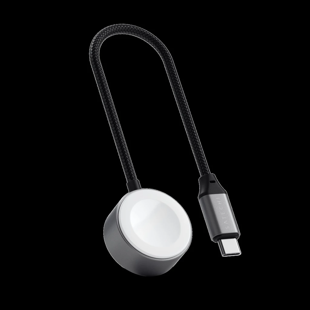 Satechi USB-C Magnetic Fast-Charging Cable for Apple Watch - Space Gray