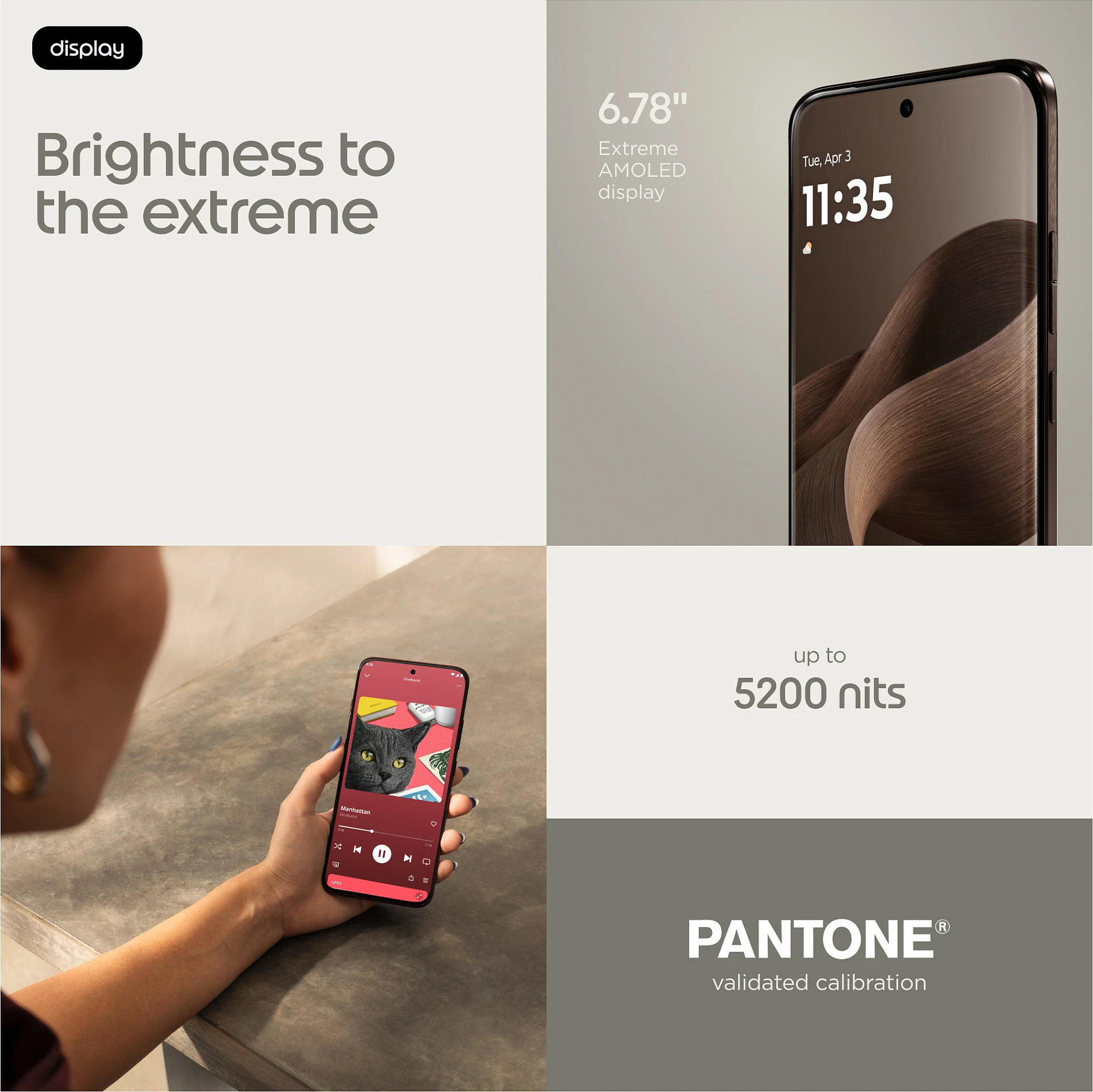 Celular Motorola Edge 70 Pro, 8GB RAM, 256GB, Chicory Coffee