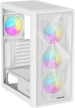 Kasë Natec Genesis Diaxid 605 ARGB, Midi Tower, e bardhë