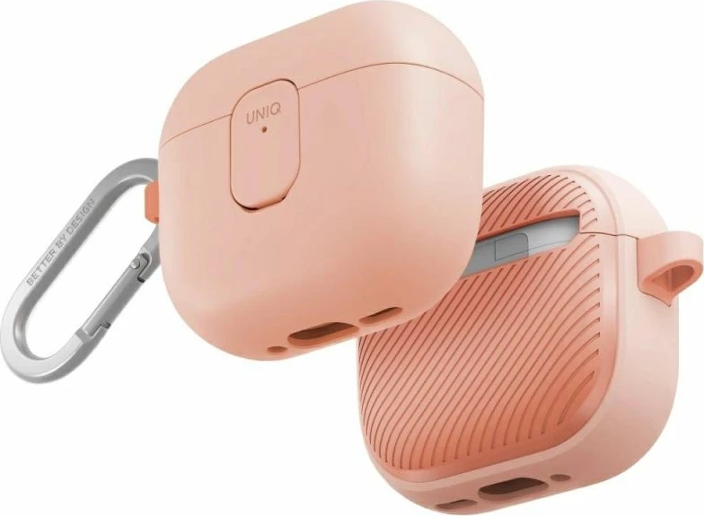 Kutí AirPods UNIQ Clyde Lock Case, rozë