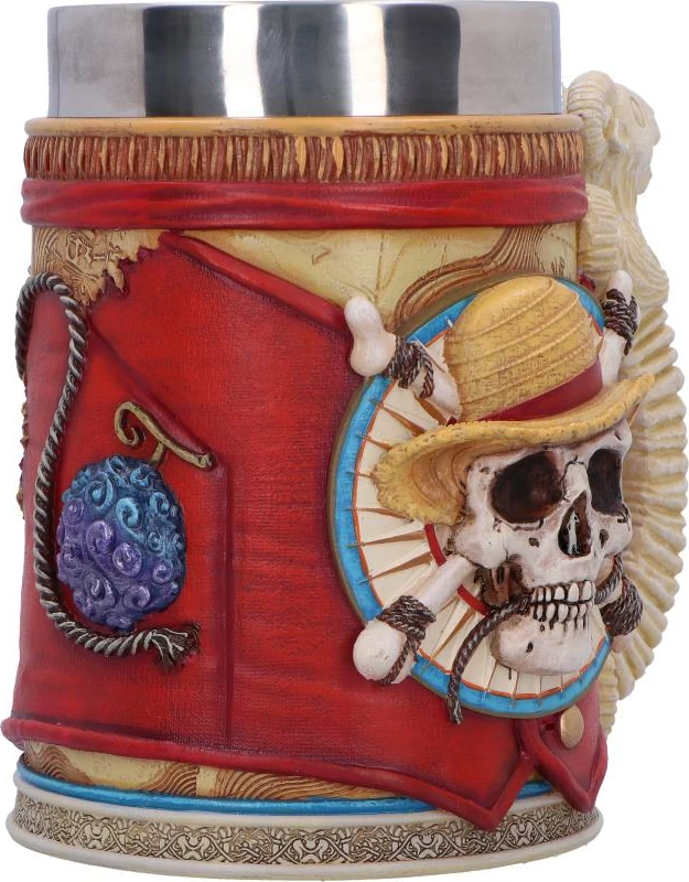 Mug NEMESIS NOW One Piece Luffy, resin me insert inox, në kuti, e kuqe