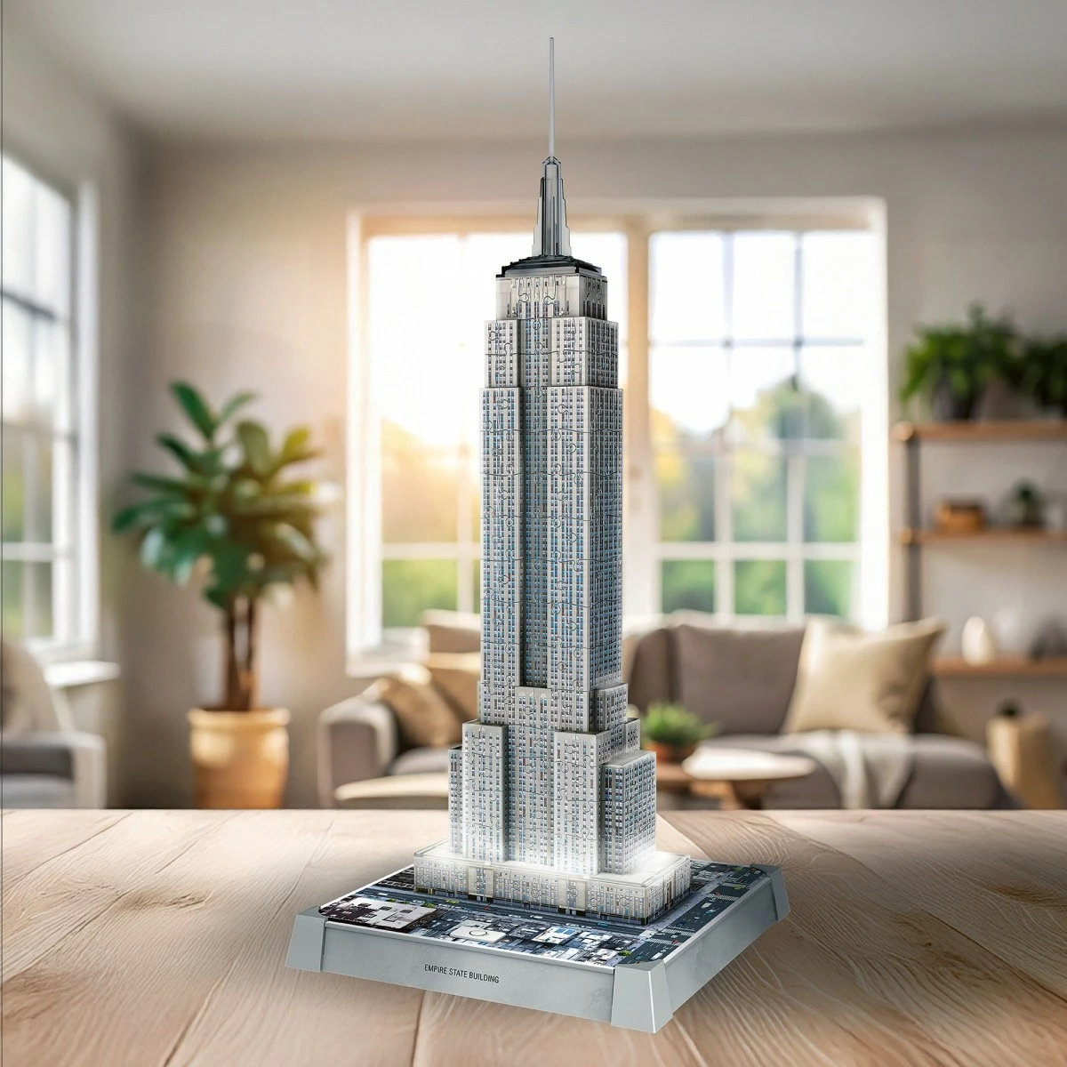 Puzzle 3D Ravensburger Empire State Building, 241 pjesë, me LED