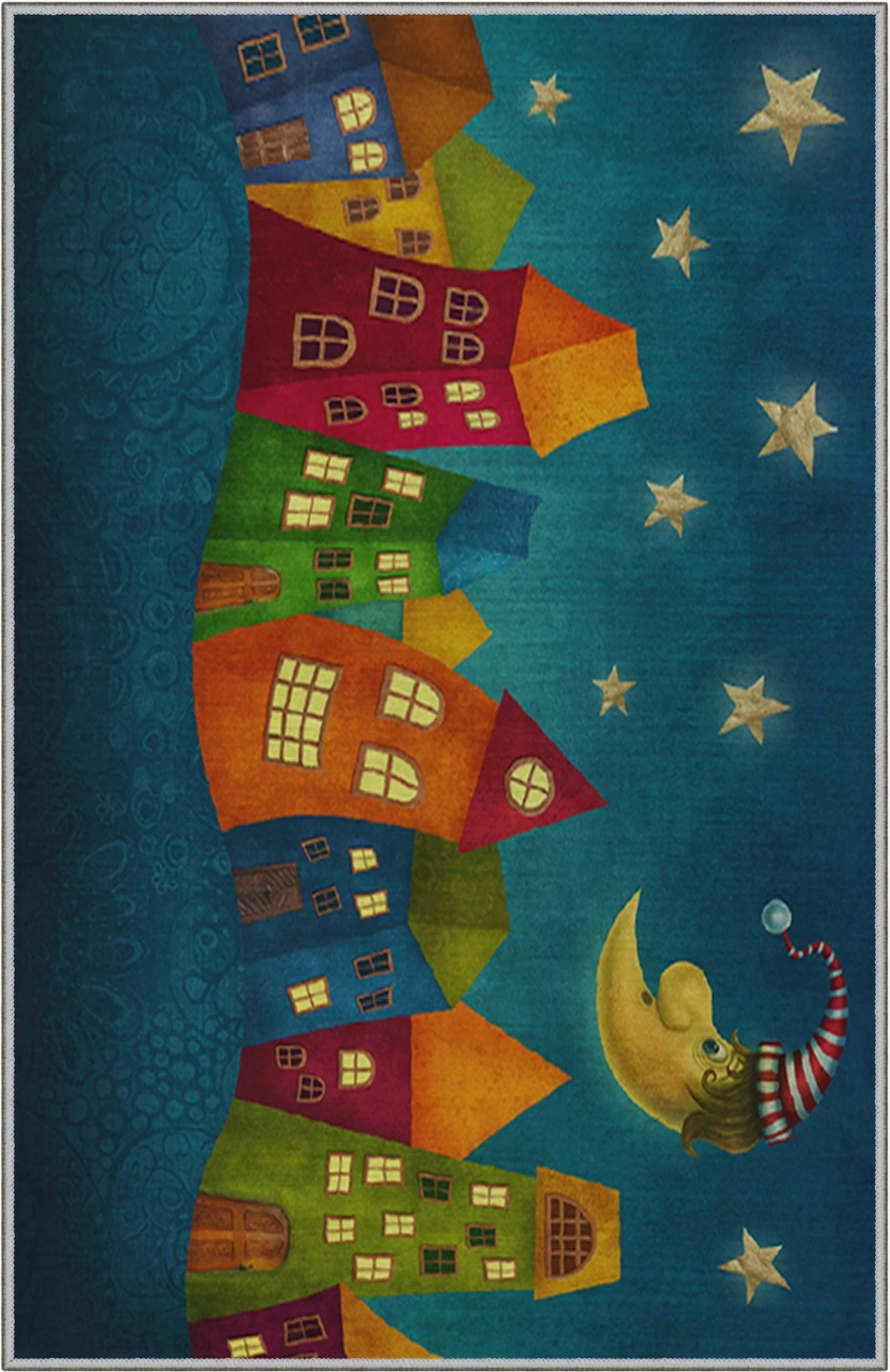 Qilim shumëngjyrësh për fëmijë, 140x220cm, Conceptum Hypnose, KHMFESTO005KEÇE