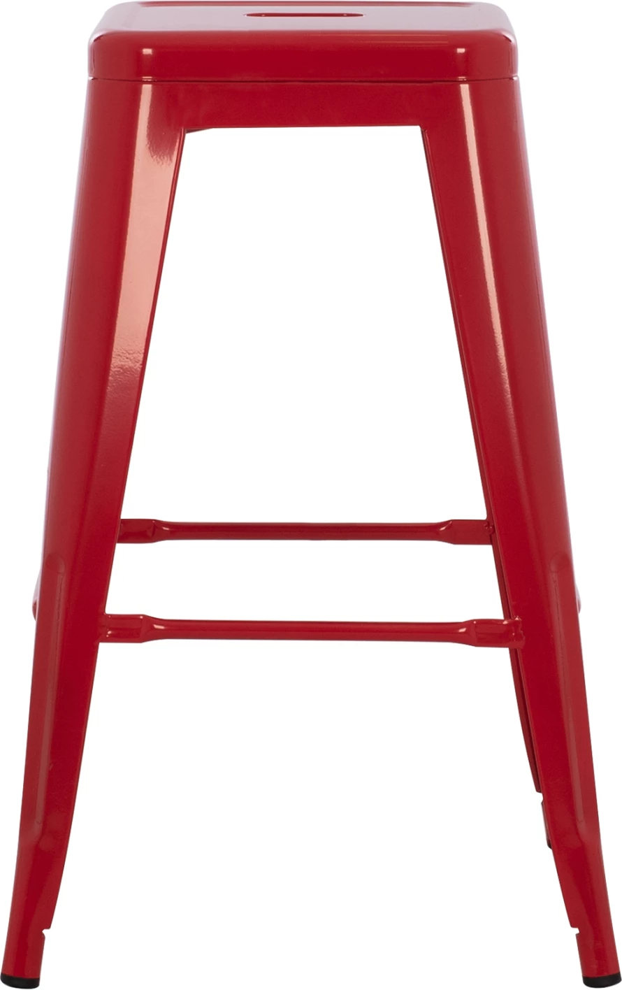Karrige për bar, lartësi mesatare, MELITA-PRO, FH8573.44, metalike, ngjyrë e kuqe, 43x43x67H cm