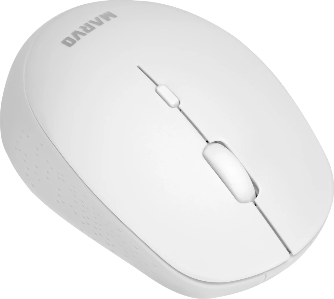 Maus wireless Marvo WM103, 2.4GHz, 800-1600 DPI, i bardhë