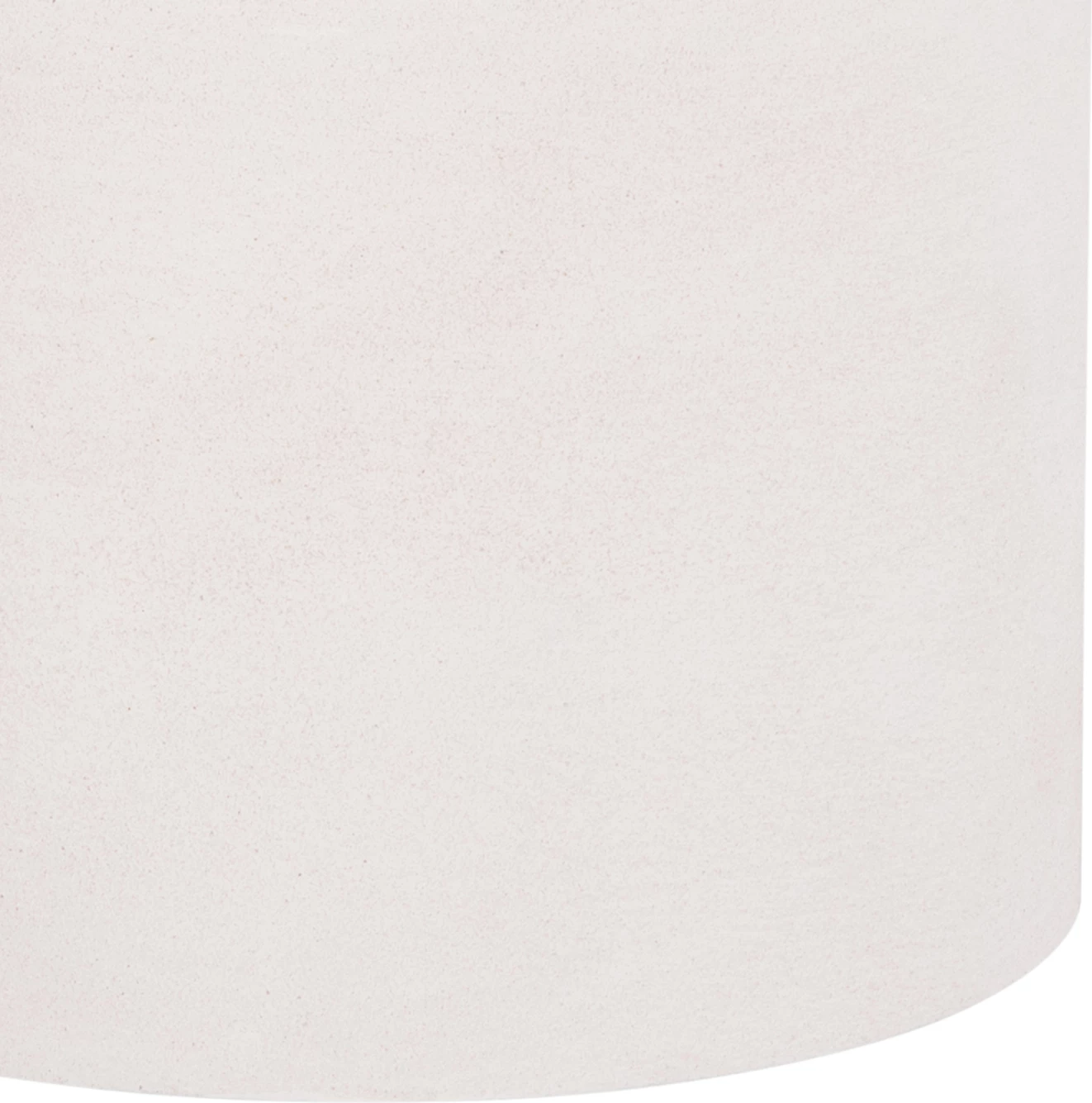 Tavolinë kafeje ovale, seri Santorini, MDF, ngjyrë off-white, 54x54.5x40H cm.