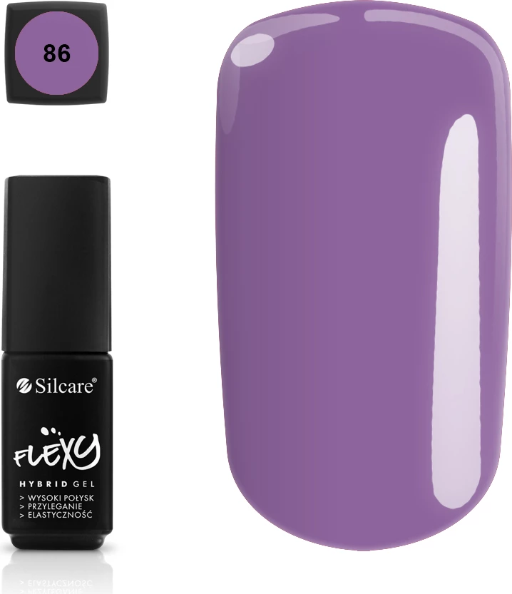 Llak për thonj Silcare Flexy Hybrid Gel 86, 4.5g