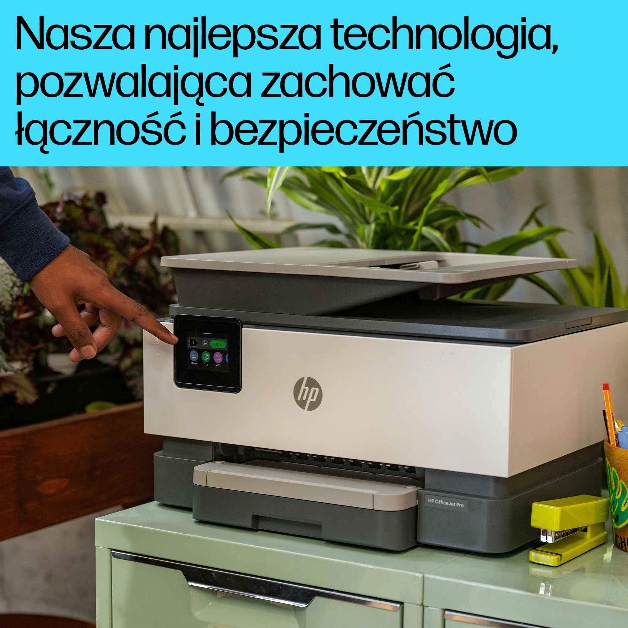 Printer multifunksional inkjet HP OfficeJet Pro 9125e (403X5B), A4, Wi‑Fi/Ethernet/USB, duplex print/scan, ADF, 512 MB, bardhë/gri