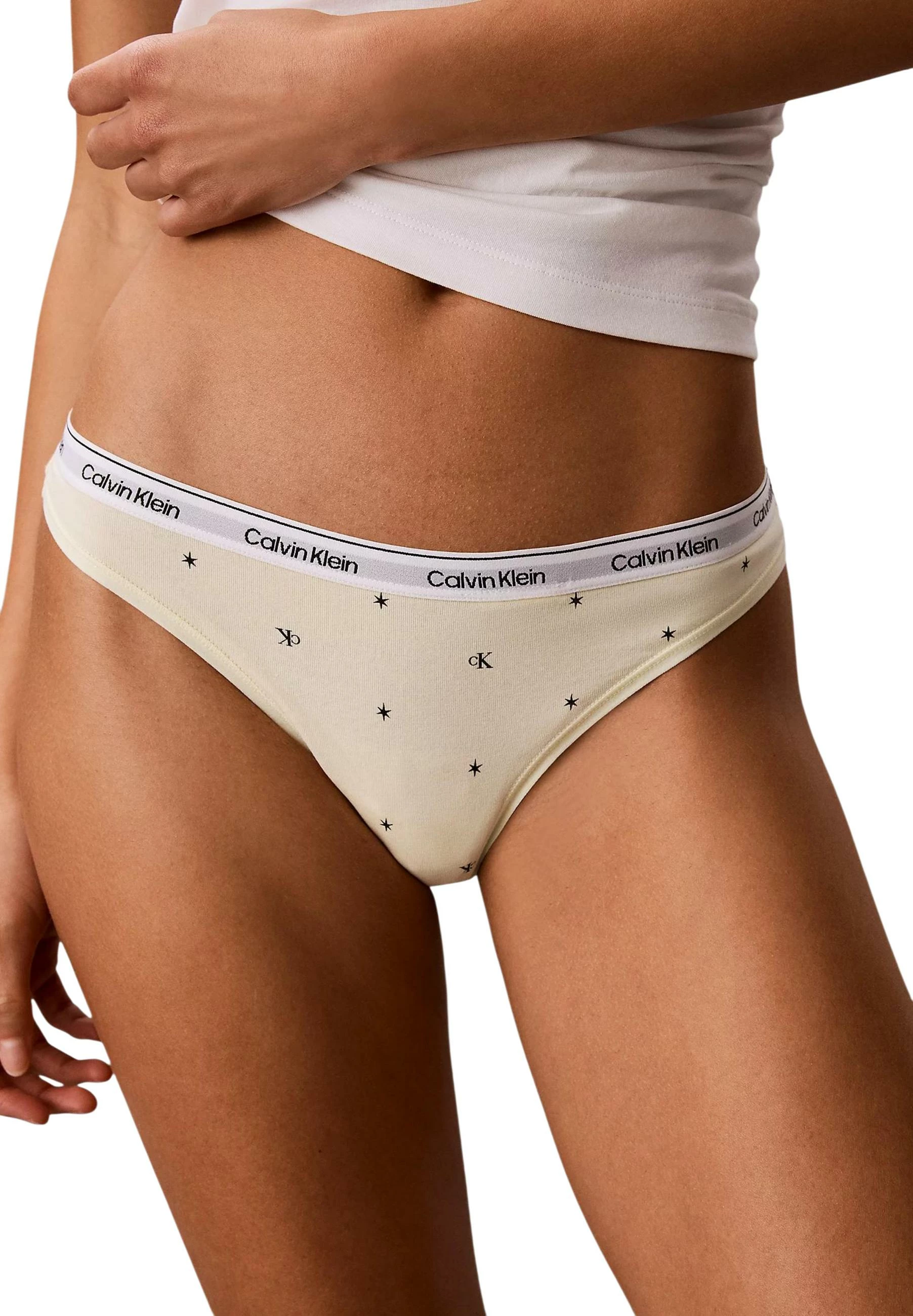 Të brendshme tanga 5 palë për femra Calvin Klein Underwear LV00QD5221, gri të çelta [Madhësia: L]