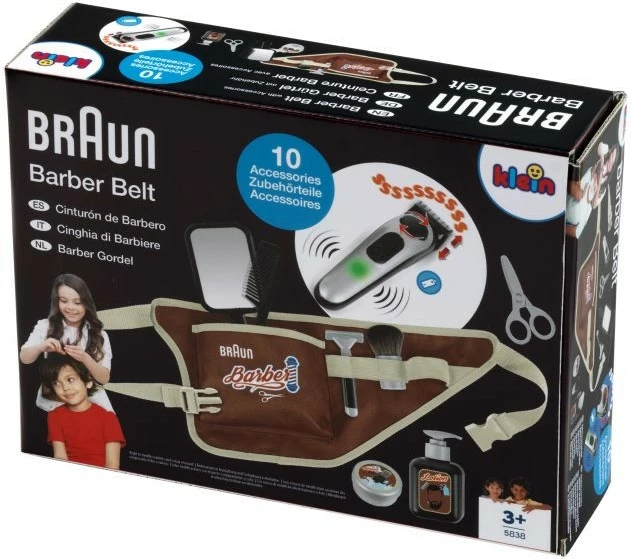 Set berberi lodër Klein Braun 5838, për fëmijë, kafe/bezhë