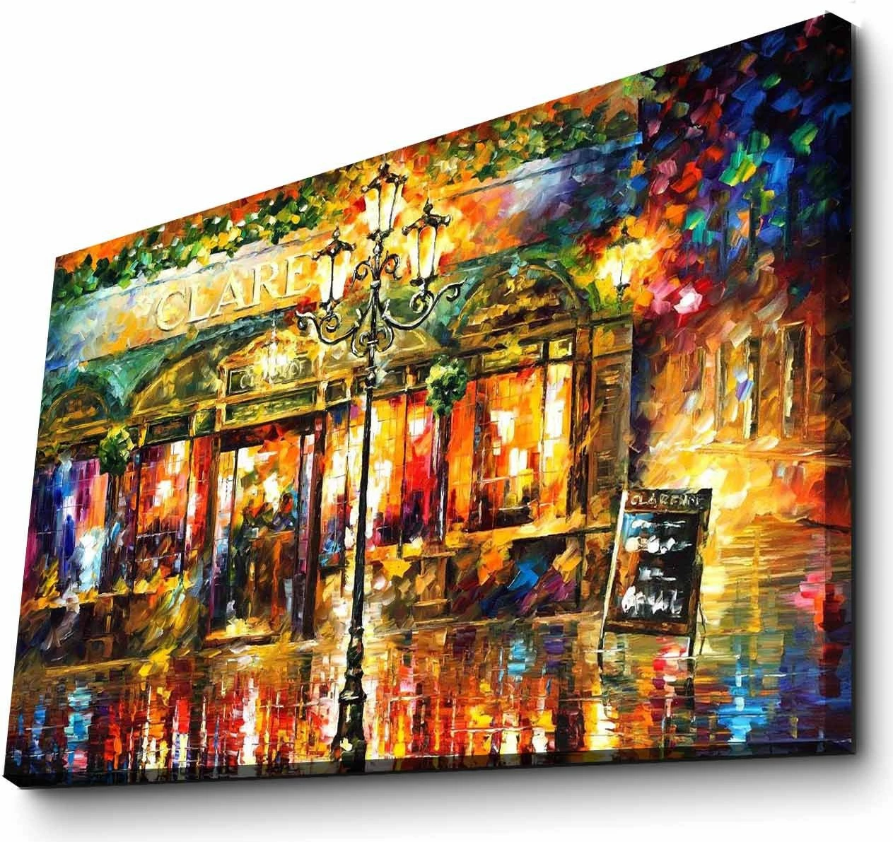 Pikturë dekorative në kanavacë, Wallity FAMOUSART-086, shumëngjyrëshe, 45x70cm