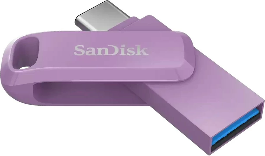 USB stick Sandisk Ultra Dual Drive Go, USB-C, për iPhone 15 dhe Android, vjollcë