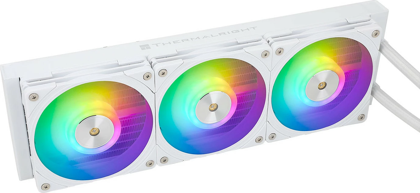 Ftohës lëngshëm AIO Thermalright Frozen Horizon V2 RGB, 360mm, 3x120mm PWM, i bardhë
