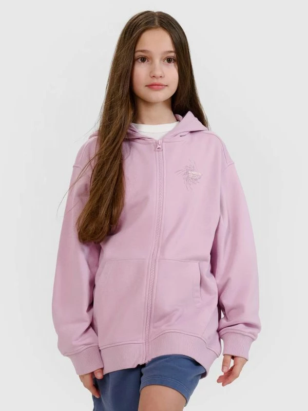 Duks për vajza 4F, me kapuç