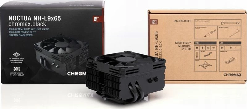 Ftohës procesori WD NH-L9x65 chromax.black, i zi