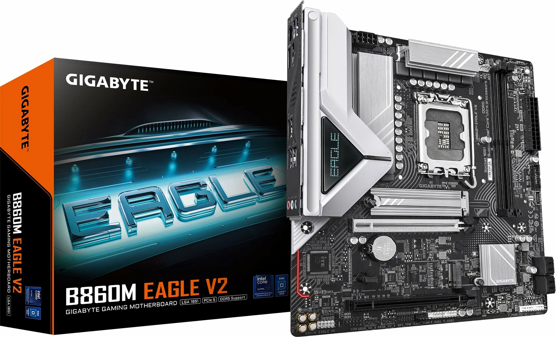 Pllakë amë Gigabyte B860M EAGLE V2 Micro ATX, LGA 1851, DDR5 deri 128GB