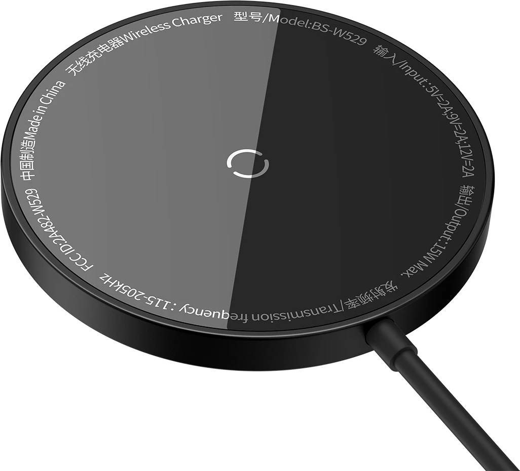 Karikues wireless Baseus Simple Mini3, MagSafe, 15W, i zi