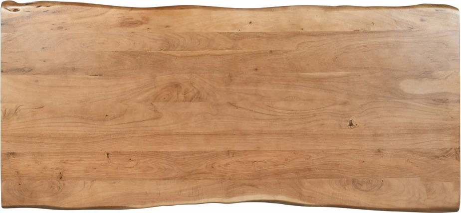 Tavolinë MINGLE, ngjyrë arre, këmbë të zeza, 180x80x76cm