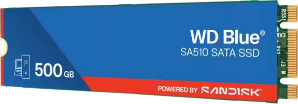 SSD disk SanDisk WD Blue SA510 500GB M.2 2280 SATA 6Gb/s, kaltër