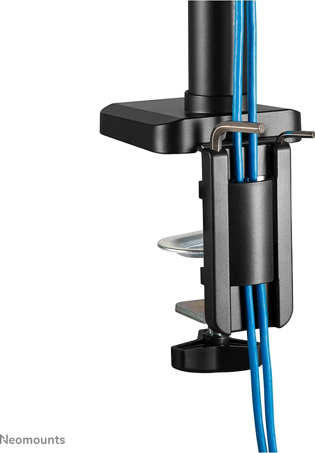 Krah monitori Neomounts DS70-750BL2, Clamp/Grommet, 7 kg, 43.2 cm (17"), 68.6 cm (27"), 100 x 100 mm, E zezë