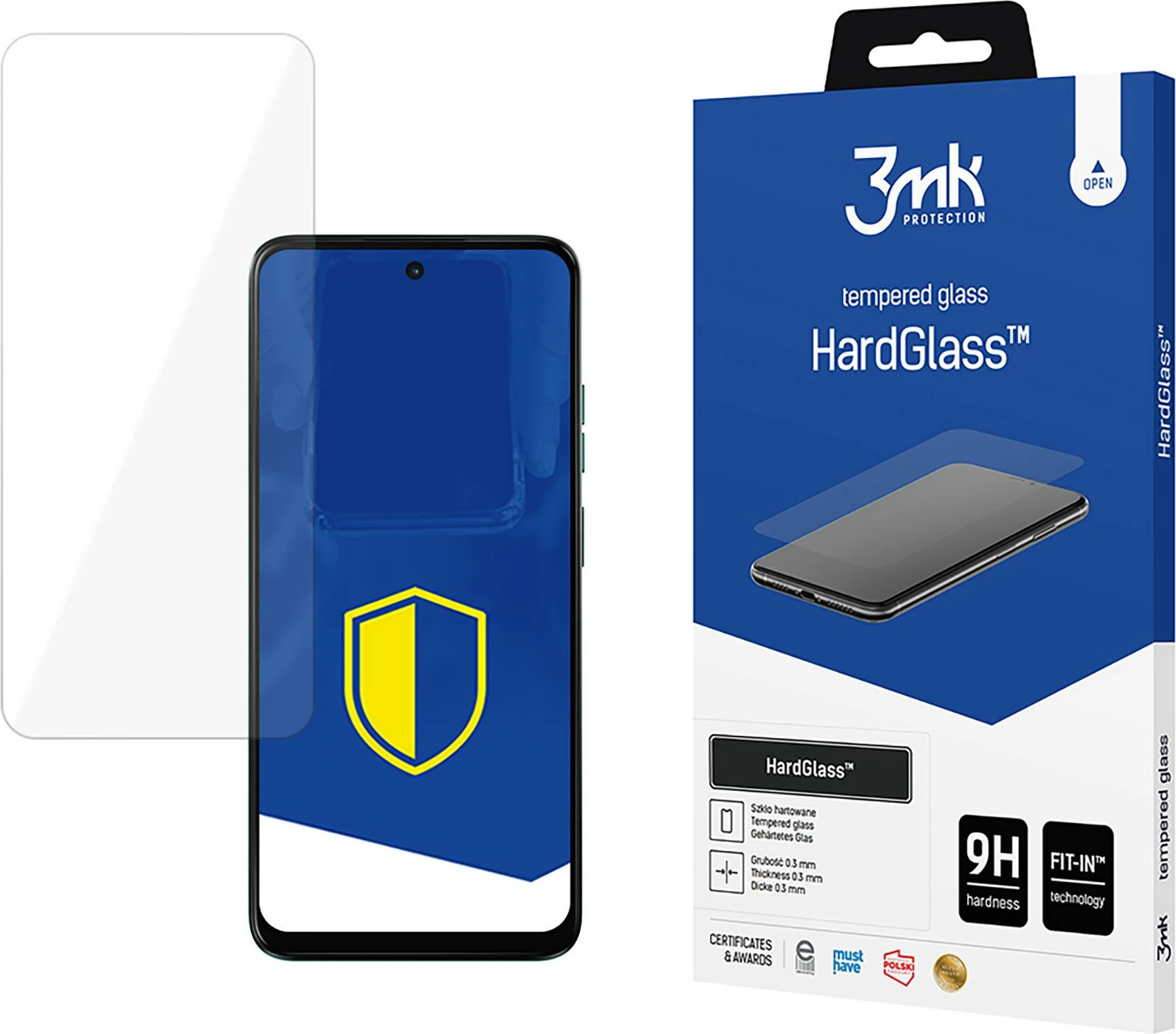 Xham i temperuar 3mk HardGlass për Motorola Moto G45 5G, Transparent