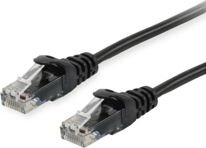Kabllo rrjeti EQUIP Cat6A 0.5m, RJ-45, e zezë