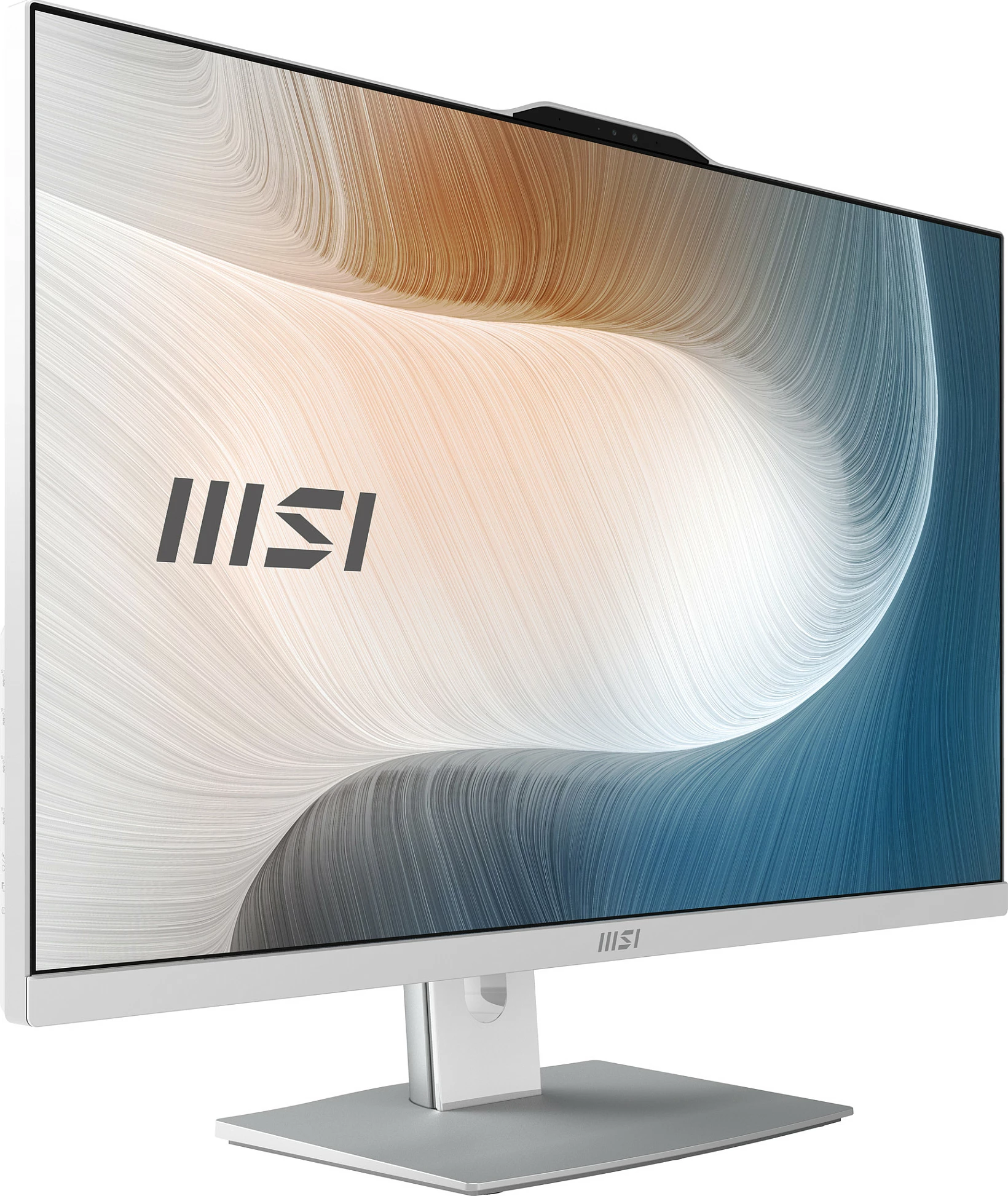 Kompjuter All-in-One MSI Modern AM242P 1M-1873AT, 23.8" FHD, Intel Core 3, 16GB RAM, 256GB SSD, Windows 11 Home, i bardhë/argjendtë
