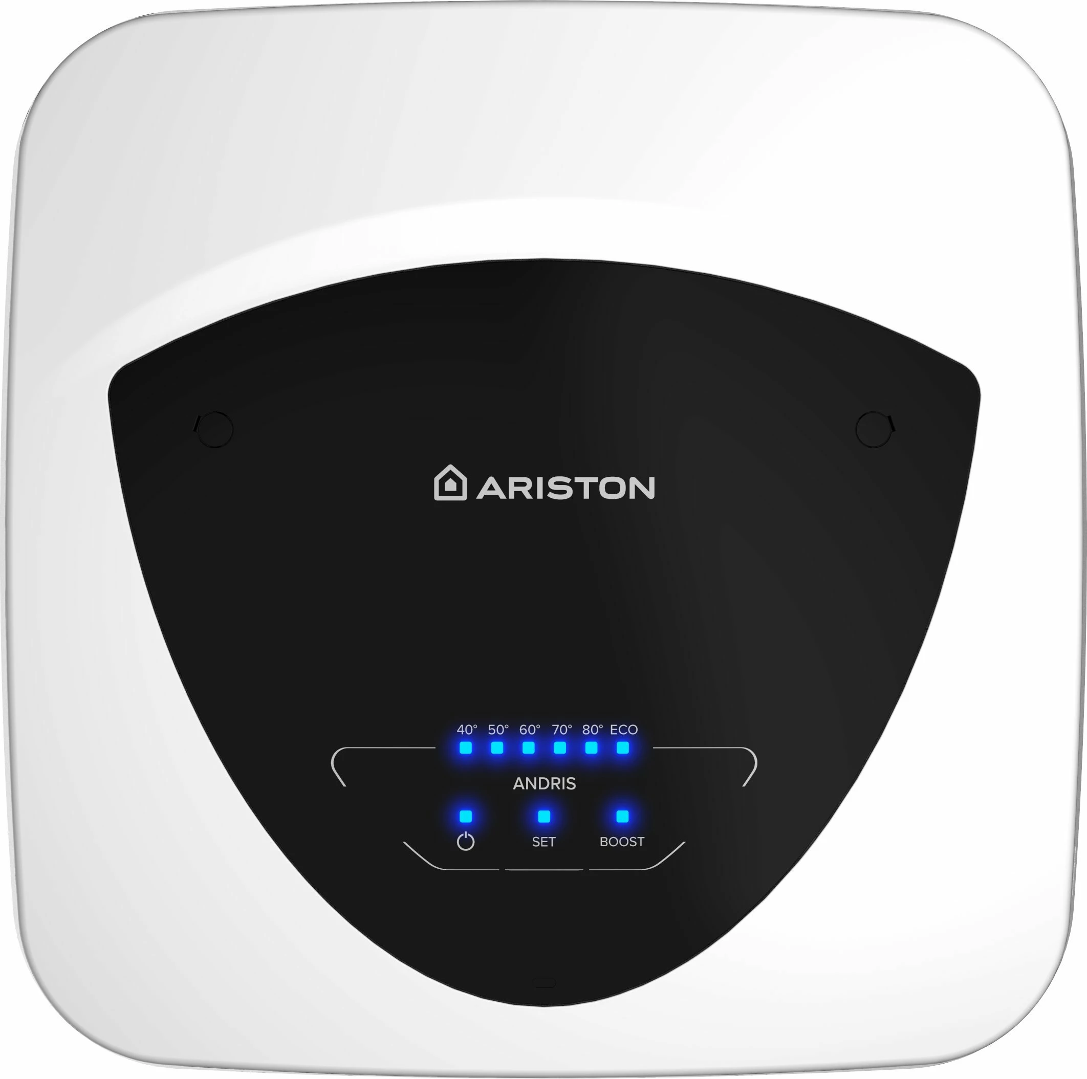 Bojler elektrik Ariston Andris Elite 15L 2 kW (3105087), bardhë/zi