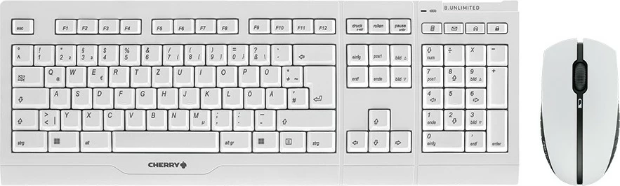 Tastierë Cherry B.UNLIMITED 3.0, Wireless, Mekanike, Gri