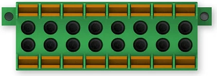Konektor I/O Teltonika Networks 2x8-pin (16-pin), terminal block, i gjelbër