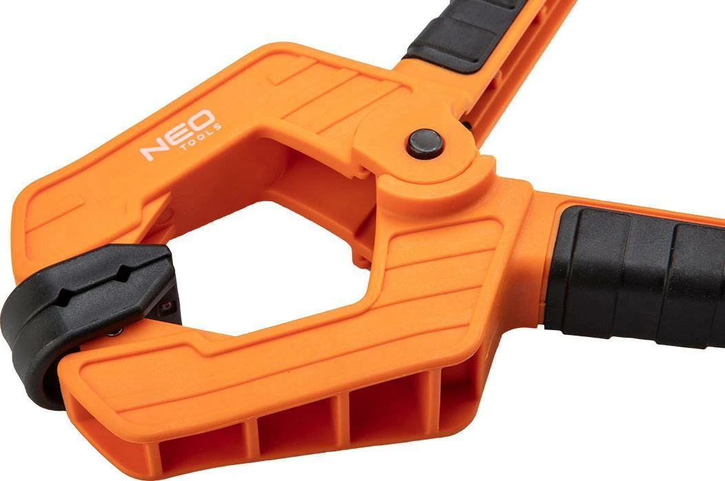 Kapëse me sustë Neo 50 mm (2"), heavy duty, forcë shtrënguese 11 kg, portokalli/zezë