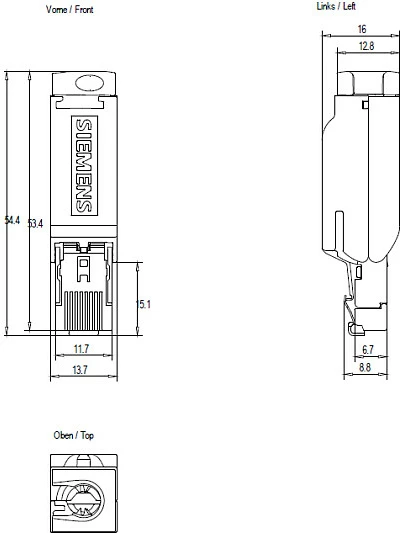 Prizë RJ45 Siemens SIMATIC NET IE FC 6GK1901-1BB10-2AB0, IP20, paketim 10 copë