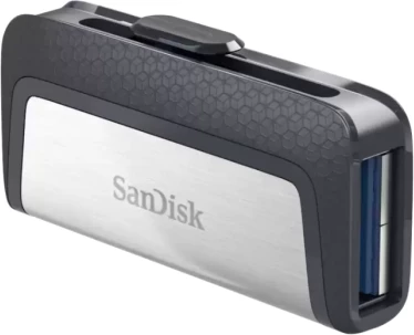 USB memorje SanDisk Ultra Dual SDDDC2-032G-G46 32GB USB 3.1 Gen 1 USB-C/USB-A, zi/gri, 1 copë
