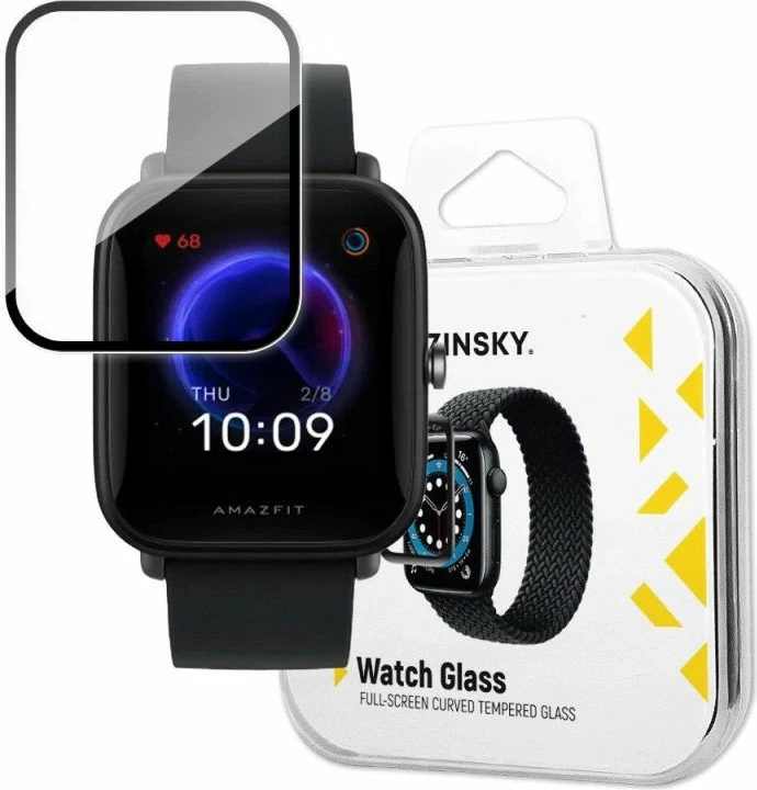 Mbrojtës ekrani hibrid për orë Xiaomi Amazfit Bip U Wozinsky, i zi