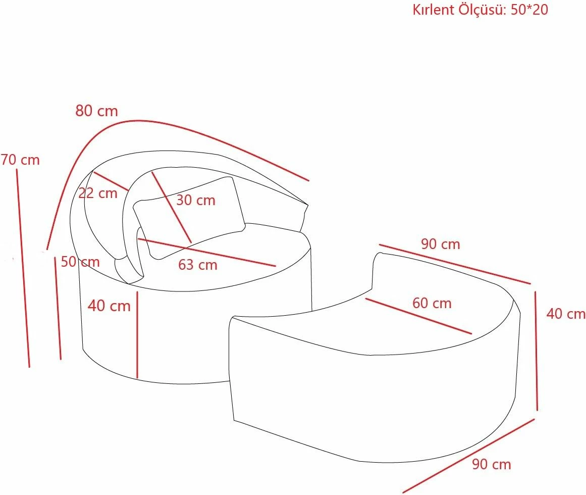 Krevat-karrige një vendës, Atelier del Sofa, Pitta, krem