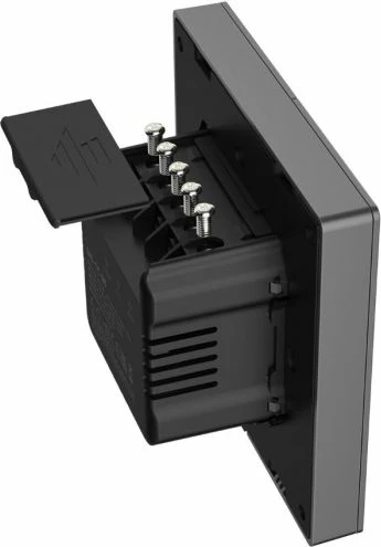 Switch i mençur muri Wi‑Fi SONOFF M5-2C-86, 2 kanale, standard EU 86, gri e errët